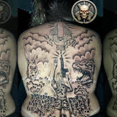 Diaba Loira exibe tatuagem em homenagem a traficantes alvos de operação policial