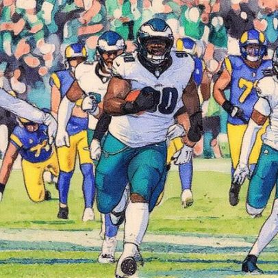 Eagles vencem Rams com bloqueio de field goal no último segundo da partida