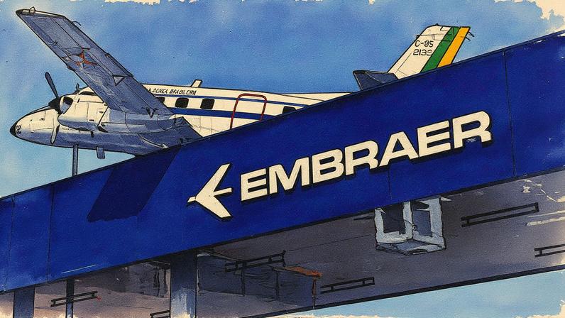 Fábrica da Embraer em São José dos Campos, interior de São Paulo (Foto: Reprodução)