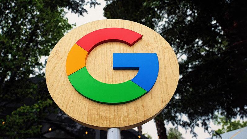 Logo do Google em uma feira anual de desenvolvedores nos EUA (Foto: Reprodução)