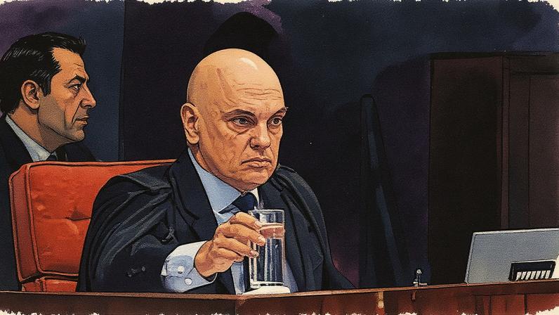 Ministro do STF Alexandre de Moraes em evento no dia 3 de setembro de 2025 (Foto: Reprodução)