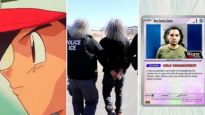 Captura do vídeo "Gotta Catch ‘em all" publicado na conta de Tik Tok da Casa Branca (Foto: Reprodução)