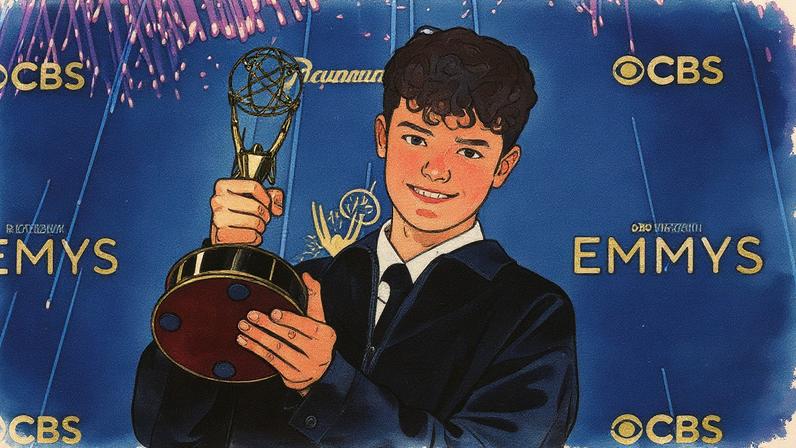 Owen Cooper, de 'Adolescente', que venceu o Emmy 2025 (Foto: Reprodução)