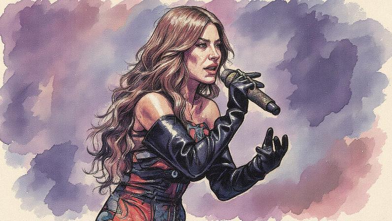 Gloria Trevi se apresenta em Washington, no dia 4 de setembro (Foto: Reprodução)