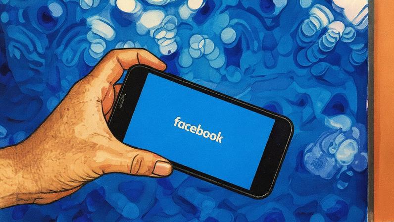 Aplicativo do Facebook acessado em um iPhone (Foto: Reprodução)