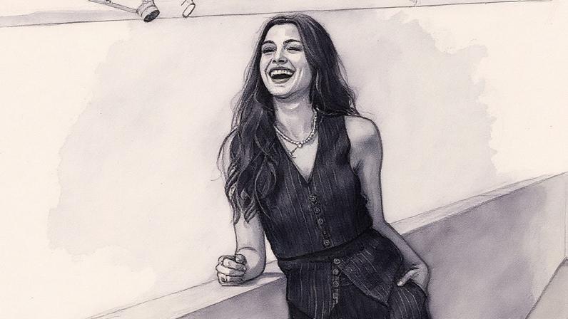 Anne Hathaway em uma foto compartilhada no Instagram (Foto: Reprodução)