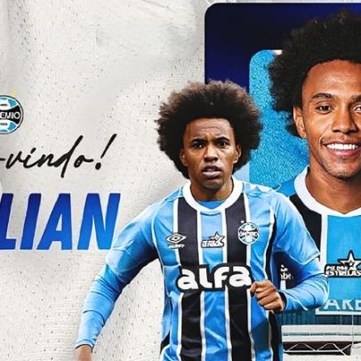 Grêmio anuncia a contratação de Willian, ex-jogador do Chelsea e Corinthians
