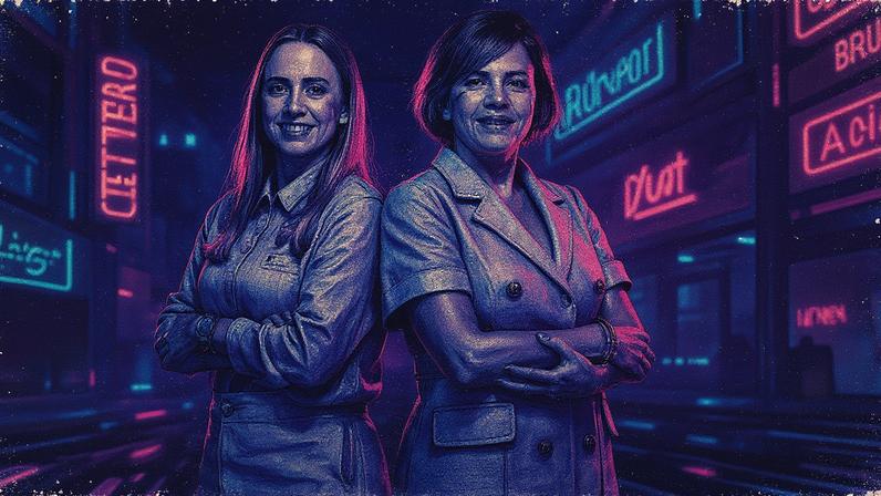 Bruna Grillo, CEO, e sua mãe, Patrícia Grillo, da Cena Empreendimentos e Urbanismo (Foto: Reprodução)