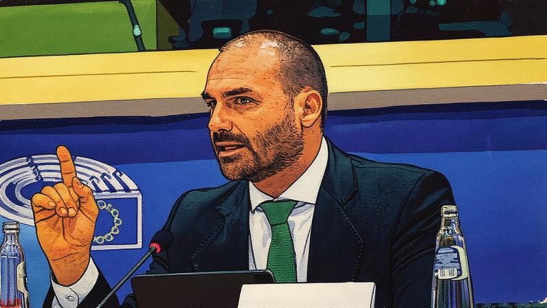 Deputado federal Eduardo Bolsonaro em foto pessoal (Foto: Reprodução)