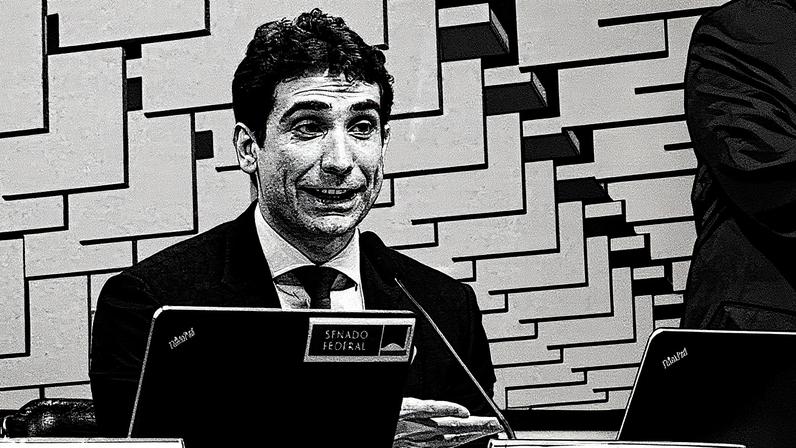 Diretor de Política Monetária do Banco Central, Gabríel Galípolo, fala em comissão no Senado Federal (Foto: Reprodução)