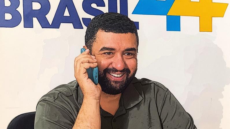 Leonardo Vasconcellos, do União Brasil (Foto: Reprodução)