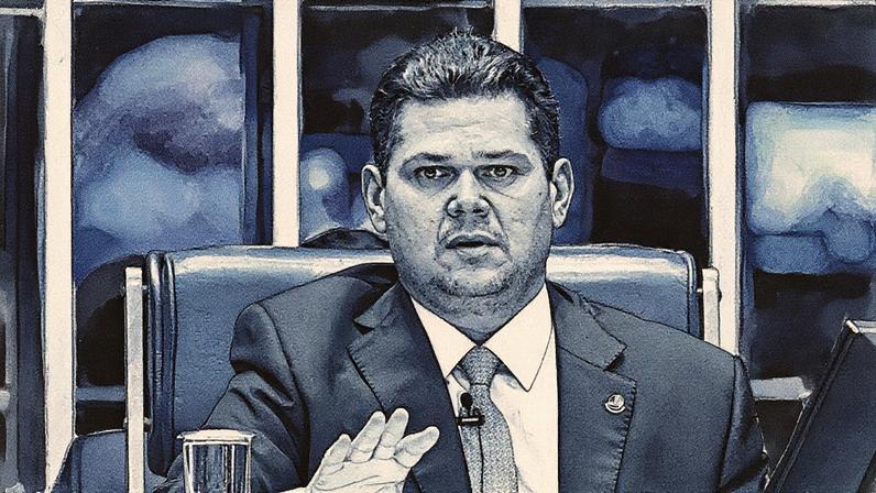 Presidente do Senado, Davi Alcolumbre, pretende apresentar um projeto que permitirá a redução das penas pelo 8 de Janeiro (Foto: Reprodução)