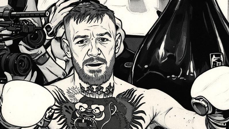 Conor McGregor em evento público, posando para a câmera (Foto: Reprodução)
