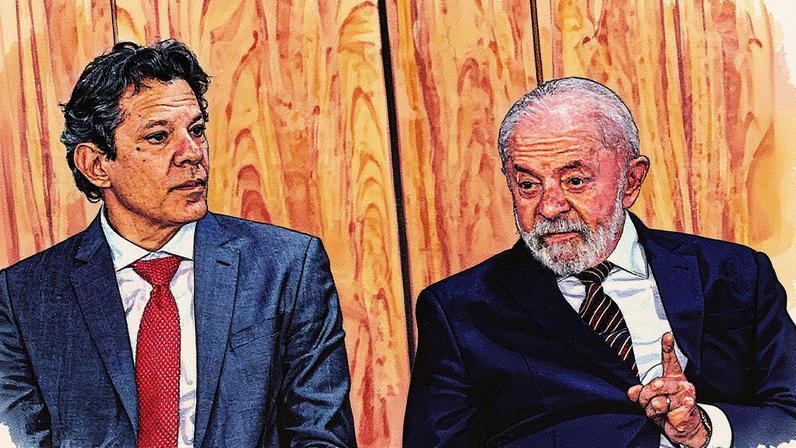Haddad e Lula participam de evento no Planalto em 28 de julho de 2025 (Foto: Reprodução)