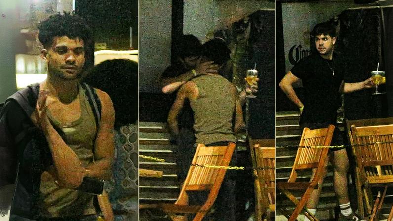 Álvaro e Lucas Leto posam para foto (Foto: Reprodução)