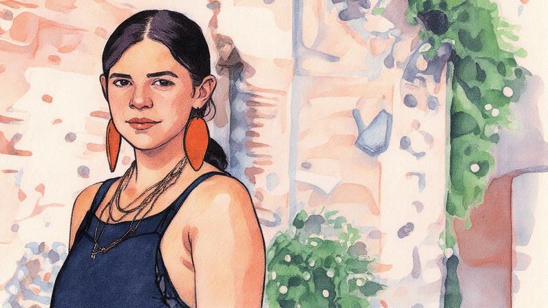 Valeria Luiselli em Roma, Itália, no dia 5 de julho de 2023 (Foto: Reprodução)