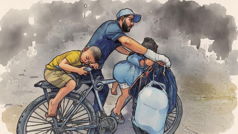 Centenas de milhares de pessoas fugiram de Gaza City nas últimas semanas (Foto: Reprodução)