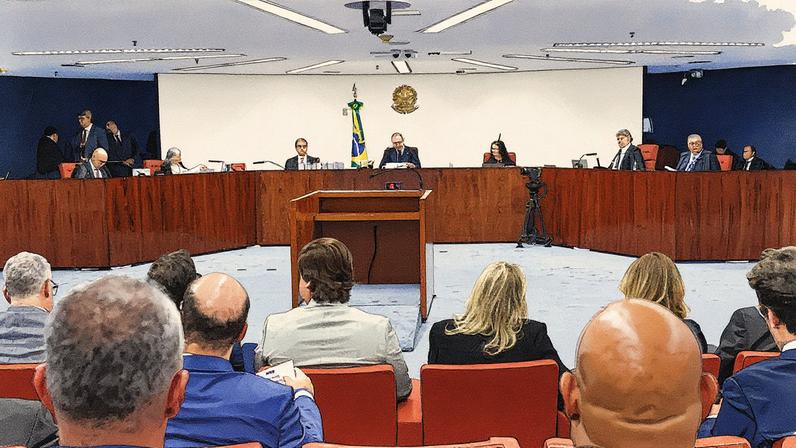 Ministra Cármen Lúcia durante julgamento no STF (Foto: Reprodução)