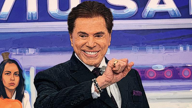 Apresentador Silvio Santos em cena (Foto: Reprodução)