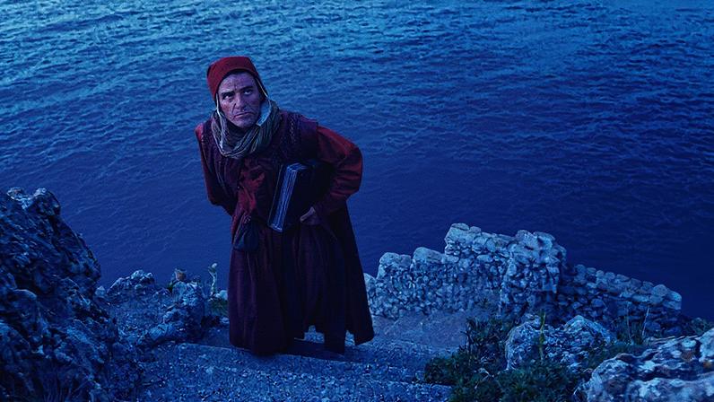 Oscar Isaac como Dante Alighieri em 'In the Hand of Dante' (Foto: Reprodução)
