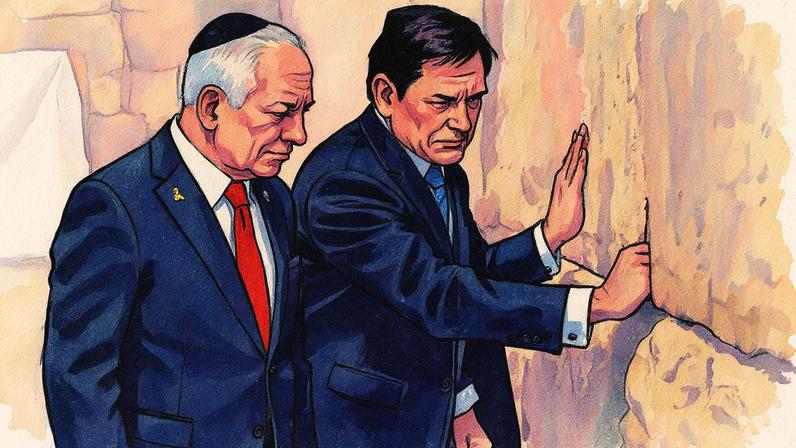 Primeiro-ministro de Israel e secretário de Estado dos EUA se encontram em Jerusalém (Foto: Reprodução)