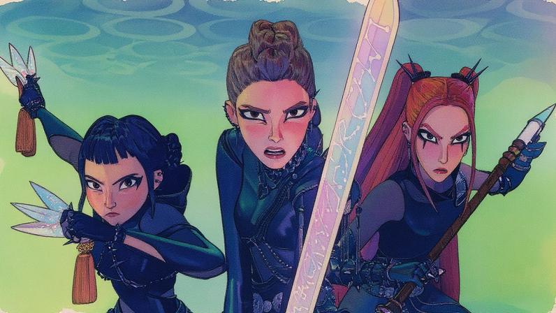 HUNTR/X’s “Golden,” da série “KPop Demon Hunters” da Netflix, permanece em primeiro lugar por oito semanas (Foto: Reprodução)