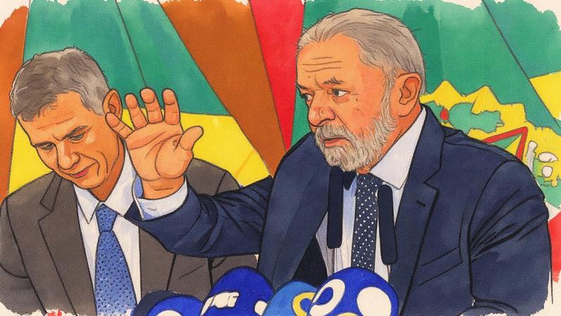Ministro Sidônio Palmeira e presidente Lula em evento (Foto: Reprodução)