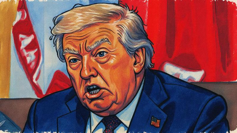 Presidente dos EUA, Donald Trump, em evento público (Foto: Reprodução)