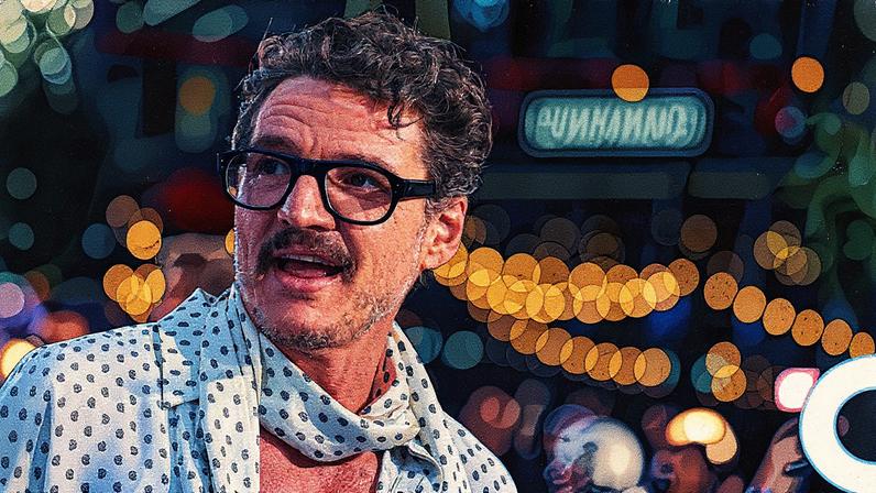 Pedro Pascal em evento em Berlim, no dia 8 de julho (Foto: Reprodução)