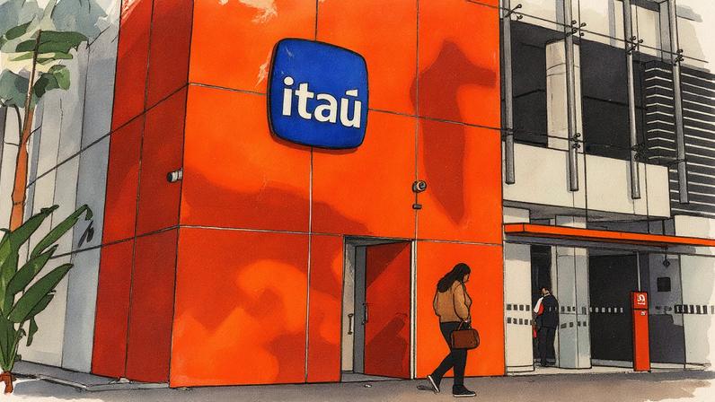 Agência do Itaú localizada em São Paulo (Foto: Reprodução)
