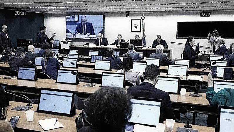 Reunião do Conselho de Ética da Câmara (Foto: Reprodução)