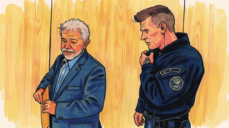 Lula acena para apoiadores em frente ao Sindicato dos Metalúrgicos do ABC após a decretação de sua prisão (Foto: Reprodução)