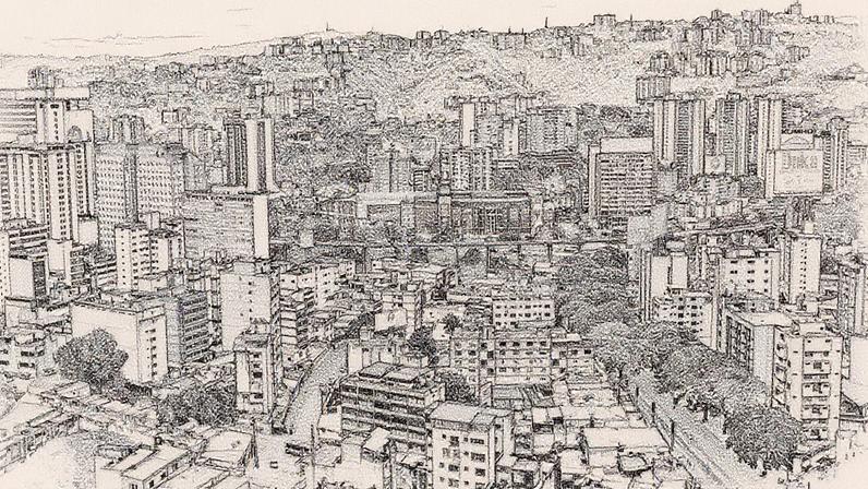 Vista de Caracas com destaque para a reestruturação estratégica na região (Foto: Reprodução)