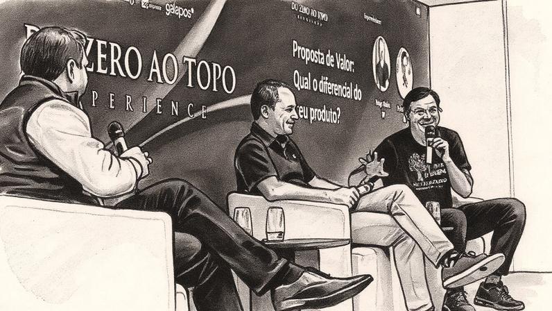 Thiago Maffra, CEO da XP Investimentos, e Pedro Chiamuerela, Fundador da Clearsale, posam para foto (Foto: Reprodução)