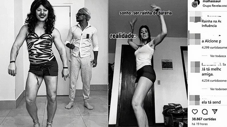 Vídeos da coroação de Virginia viralizaram e geraram diversos memes (Foto: Reprodução)