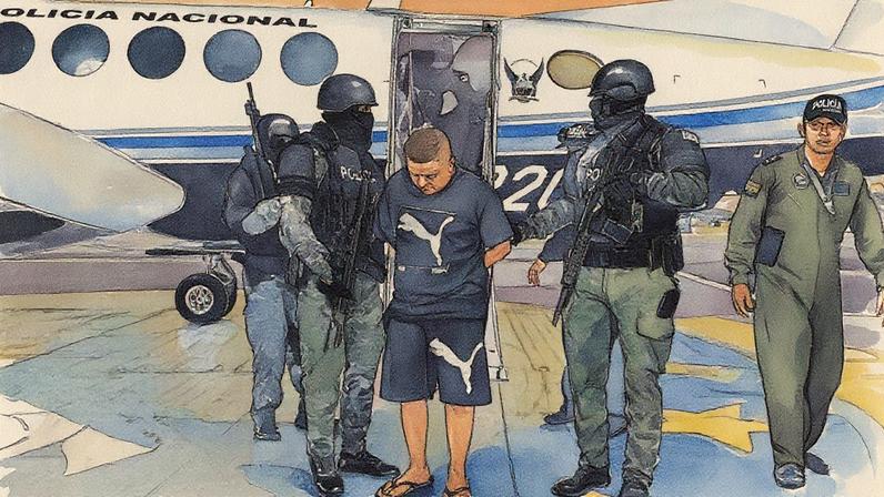 Narcotraficante 'Topo' é preso no Equador (Foto: Reprodução)