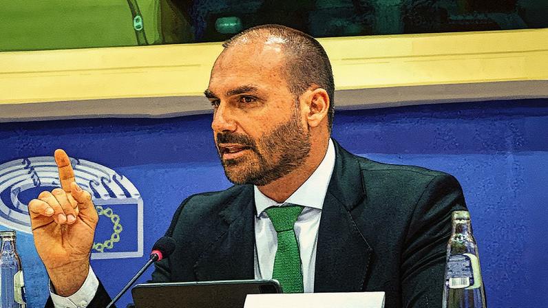 Deputado federal Eduardo Bolsonaro em foto (Foto: Reprodução)