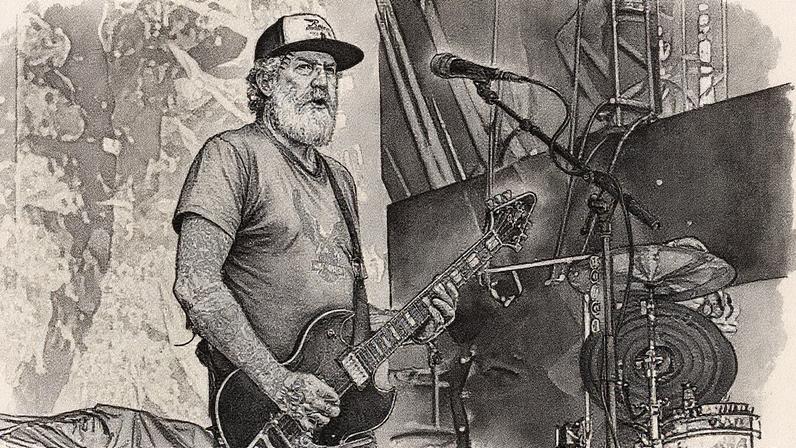 Brent Hinds, ex-guitarrista da banda Mastodon, estava em alta velocidade e foi considerado culpado no acidente de motocicleta que resultou em sua morte em agosto (Foto: Reprodução)
