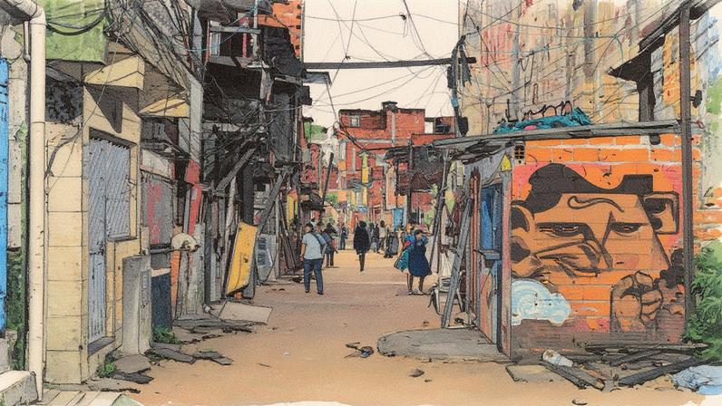 Favela do Moinho, localizada no Centro de São Paulo (Foto: Reprodução)
