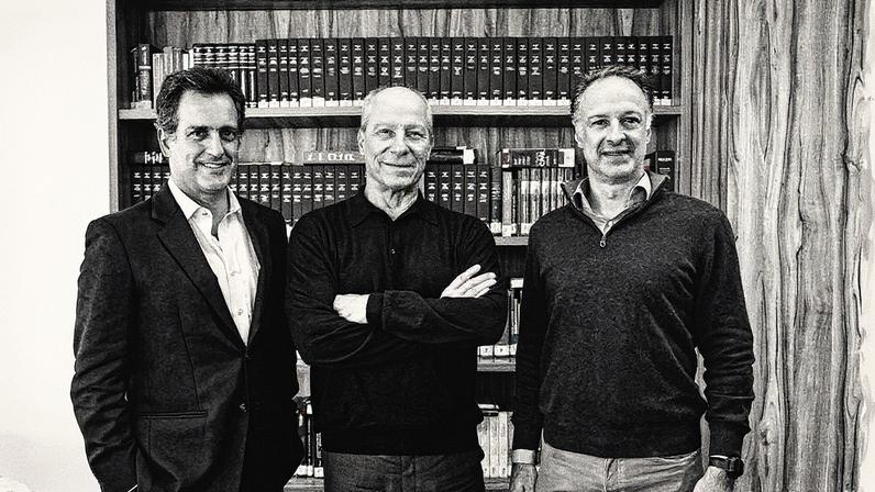 Amir Bocayuva Cunha, Francisco Müssnich e Luiz Antonio de Sampaio Campos, sócios do BMA (Foto: Reprodução)