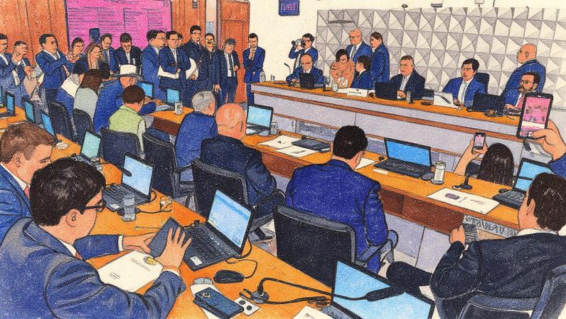 Instalação da CPI do INSS no Senado (Foto: Reprodução)