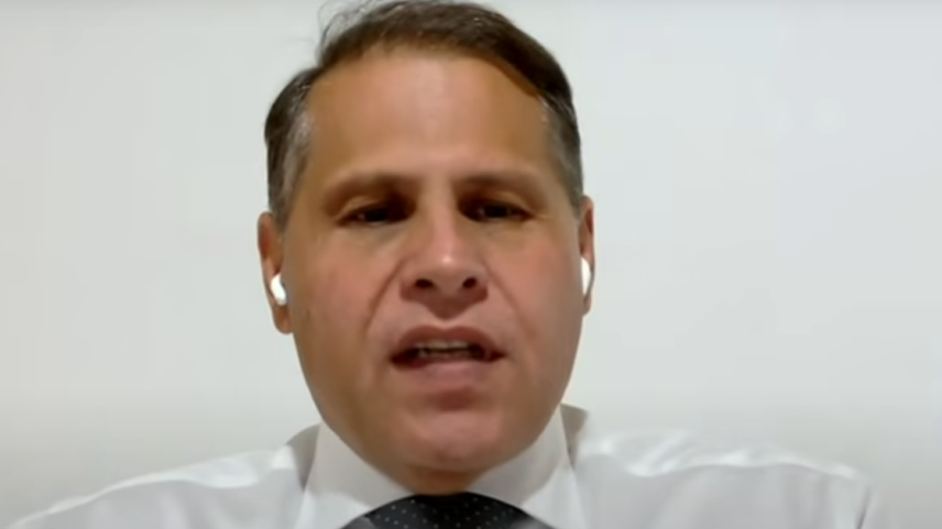 *Eduardo Tagliaferro*. Imagem: Reprodução / TV Senado