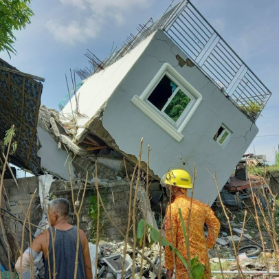 Terremoto de magnitude 6,9 atinge centro das Filipinas