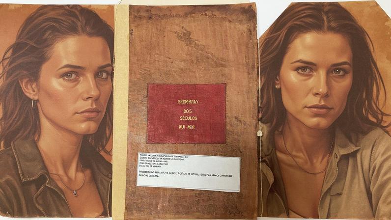 Livro de notas do Arquivo Nacional (Foto: Reprodução)