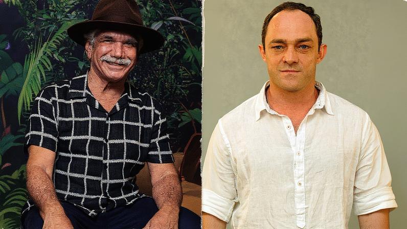 Jackson Antunes e Eucir de Souza posam para a foto (Foto: Reprodução)