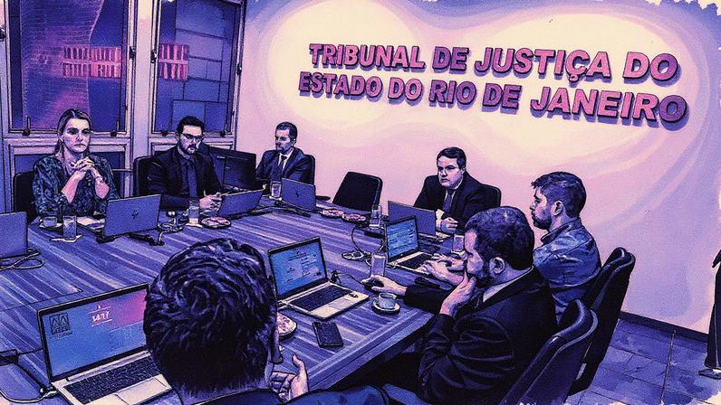 Reunião para definição de novas medidas de segurança contra o golpe do falso advogado (Foto: Reprodução)