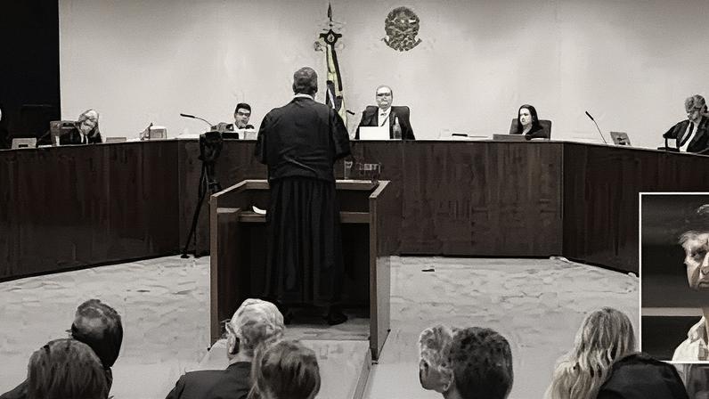 Ex-presidente permanece em casa durante a semana inicial do julgamento no STF, enquanto advogados atuam no tribunal (Foto: Reprodução)