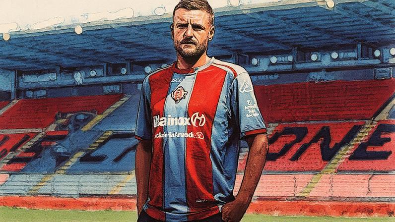 Jamie Vardy durante sua apresentação como reforço da Cremonese (Foto: Reprodução)