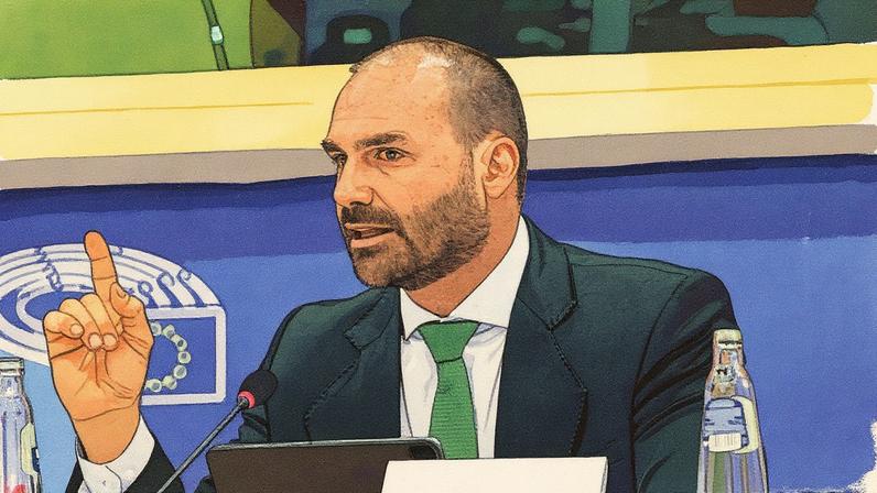Deputado federal Eduardo Bolsonaro em foto pessoal (Foto: Reprodução)