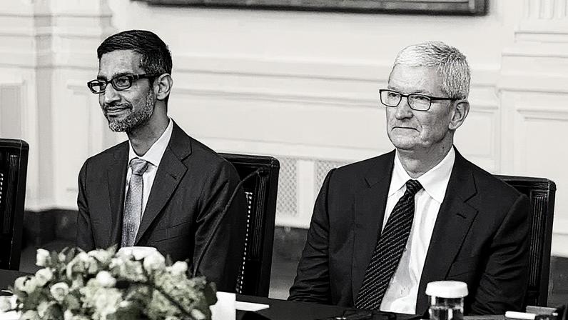 Tim Cook, CEO da Apple Inc., durante a Conferência Mundial de Desenvolvedores da Apple no campus Apple Park em Cupertino, Califórnia (Foto: Reprodução)